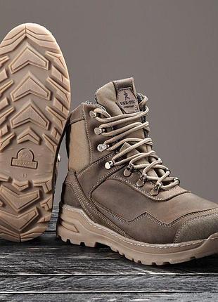 🖍черевики тактичні "еверест" на мембрані койот демісезон