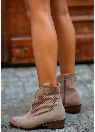 Отличные женские замшевые сапожки (ковбойки 🤠)