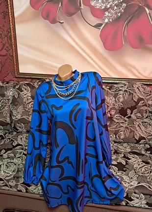 Платье электрик под бритье. 3