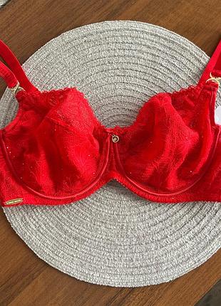Бюстгальтер мереживо з блискітками