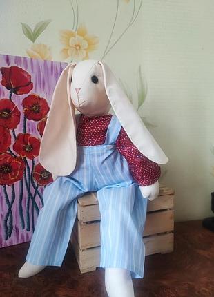 Кукла интерьерная зайчонок