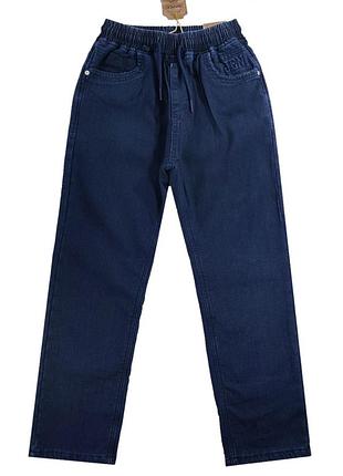 Джинсы зимние на резинке мальчикам 140,146,152