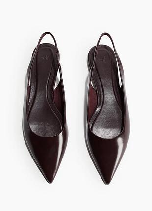 Стильні слінгбеки з гострим носком h&m, нові