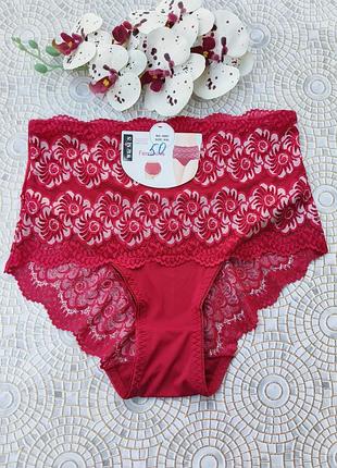 Женские батальные кружевные трусики трусы. размеры 50-54