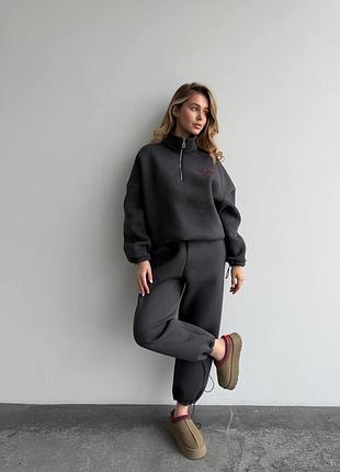 Очень теплый качественный теплый костюм на флисе