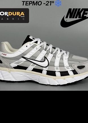Жіночі кросівки nike р-6000 thermo white grey black женские термо кросовки найк серые с белым и чёрным