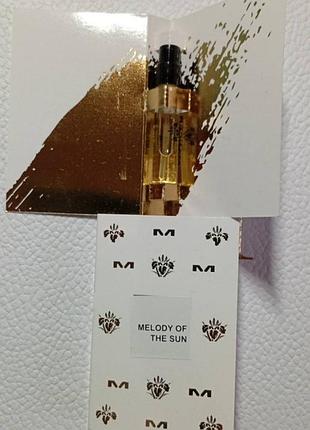 Пробник 2ml mancera melody of the sun eau de parfum.