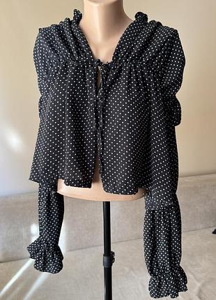 Кофта в горошок