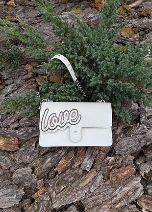 Pinko love me tender leather bag сумка шкіряна пінко