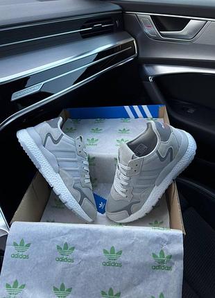 💎мужские кроссовки adidas nite jogger grey