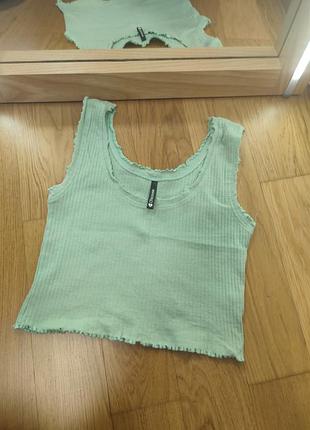 Топ в широкий рубчик chicoree, котоновий топ