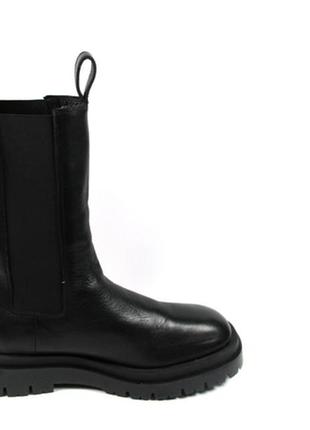 Челсі шкіряні високі чоботи