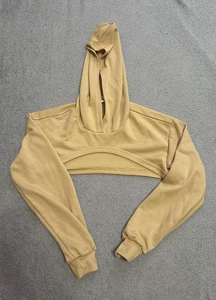 Худі-топ бежевий