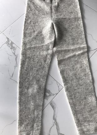 Теплі легінси сірі ромір l