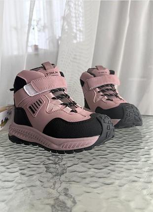 Термо зимові черевики tom.m теплі на овчині водостійкі дівчинці