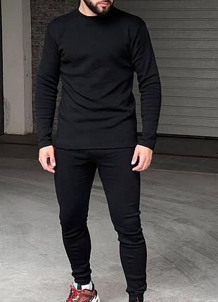 Мужская теплая термобелье костюм на байке