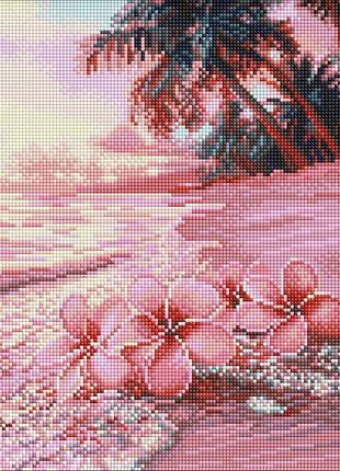 Набор алмазная мозаика "розовый пляж" 30х40см amo8222, yargo