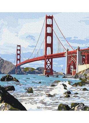Набор картина по номерам "мост сан франциско" 40х50см bs7979, yargo