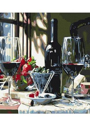 Набір картина за номерами "винний десерт" 40х50см bs31185, yargo