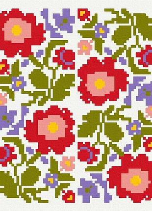 Набір картина за номерами "фарби вишивки ©ptaha.in.ua" 40х50см bs54365, yargo