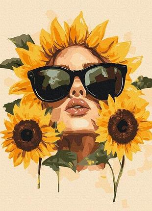 Набор картина по номерам "подсолнуховое настроение" 40х50см bs54309, yargo