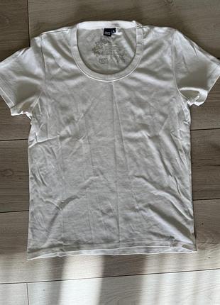 Футболка жіноча біла базова xl