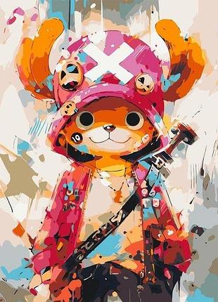 Набор картина по номерам аниме ван пис (one piece) чоппер 40*50 см lw3330, yargo