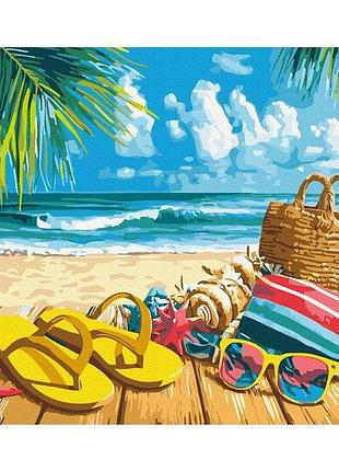 Набір картина за номерами "морський відпочинок" 40х50см bs54242, yargo
