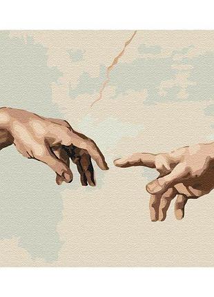 Набор картина по номерам "создание адама" 40х50см bs29287, yargo
