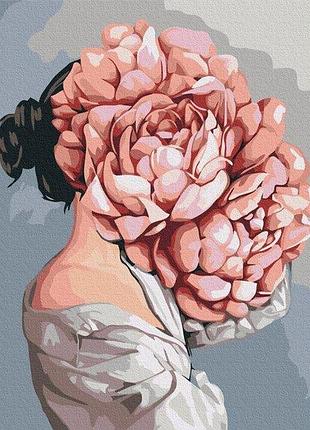 Набір картина за номерами "загадка півонії" 30х40см rbs52100, yargo