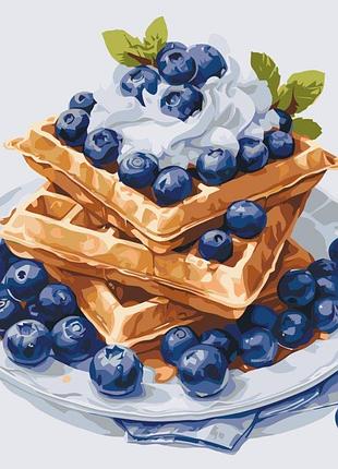 Набор картина по номерам "черничный десерт" 12041-ac, yargo