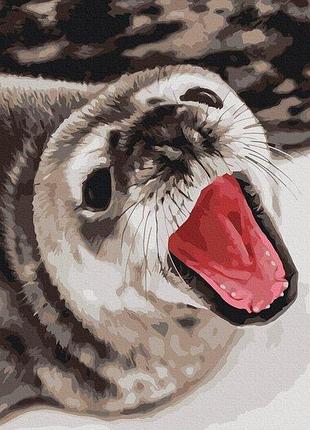 Набор картина по номерам "тюленьи зевоты © анна соина" 40х50см bs54264, yargo