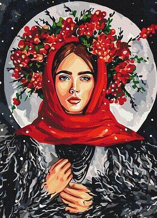 Набір картина за номерами "душа української зими © каріна зіміна" 40х50см bs54202, yargo