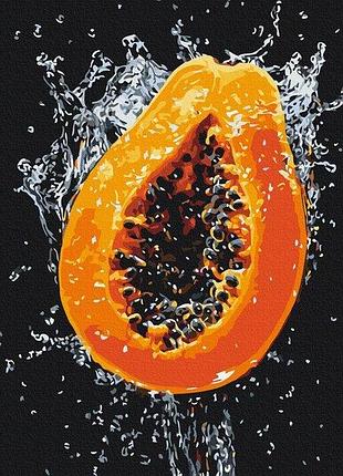Набор картина по номерам "взрыв сочной папайи" 40х50см bs54145, yargo