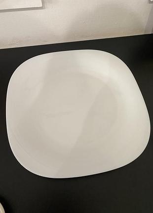 Тарілка вж. обідня luminarc carine white квадратна 26,5 см