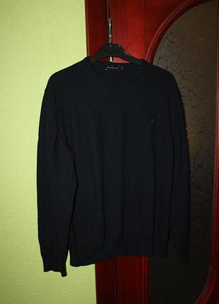 Теплый мужской свитер, джемпер, шерсть, размер l, brooksfield, имталия