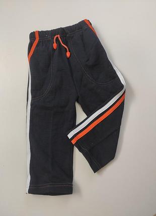 Детские теплые коттоновые брюки на утеплении 104-110 рост