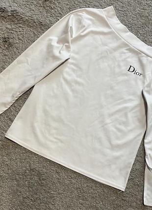 Стильна,гарна кофтинка-лонг на одне плече dior