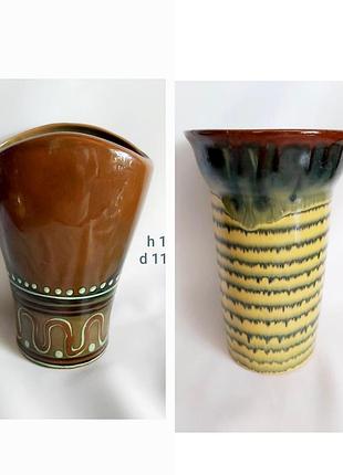 Ваза васильковская майолика проторьев керамика винтажная