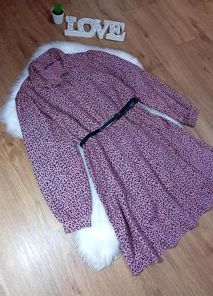 Стильна легенька пудрова сукня розмір м