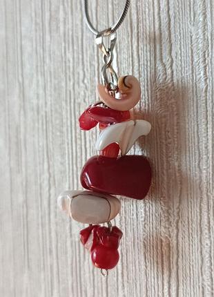 Кулон коралы + ракушка