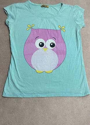 Футболка для дівчинки з малюнком