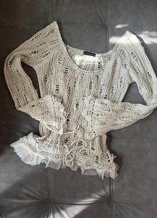 Светр кофтинка павутина