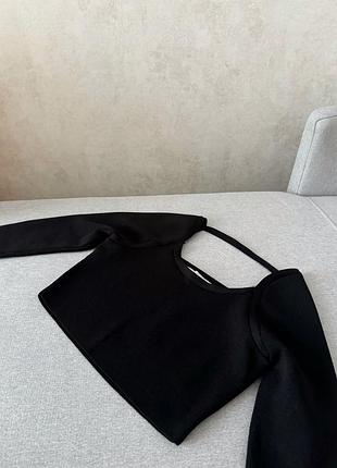 Топ з довгим рукавом zara
