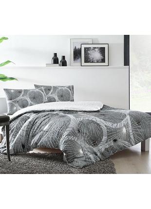Постельное белье tac sparkle gri ранфорс евро