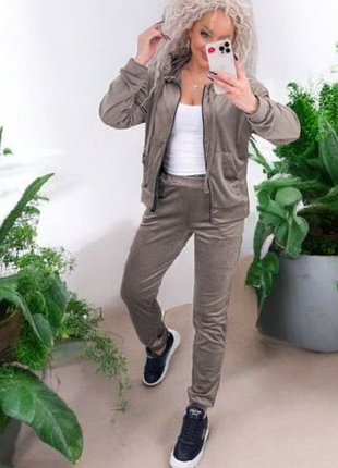 Спортивный костюм велюр премиум зип-худи ❤️‍🔥топ цена и качество