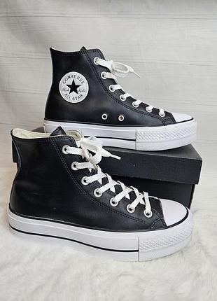 Шкіряні кросівки converse all star 37.5 розмір