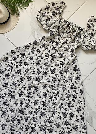 Сукня міді у квіти