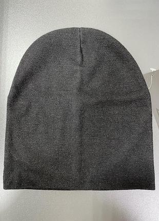 Шапка лопатка подвійна тонка нова