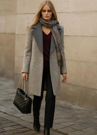 Классическое актуальное пальто с шерстью, ruby and ted, 14-16uk